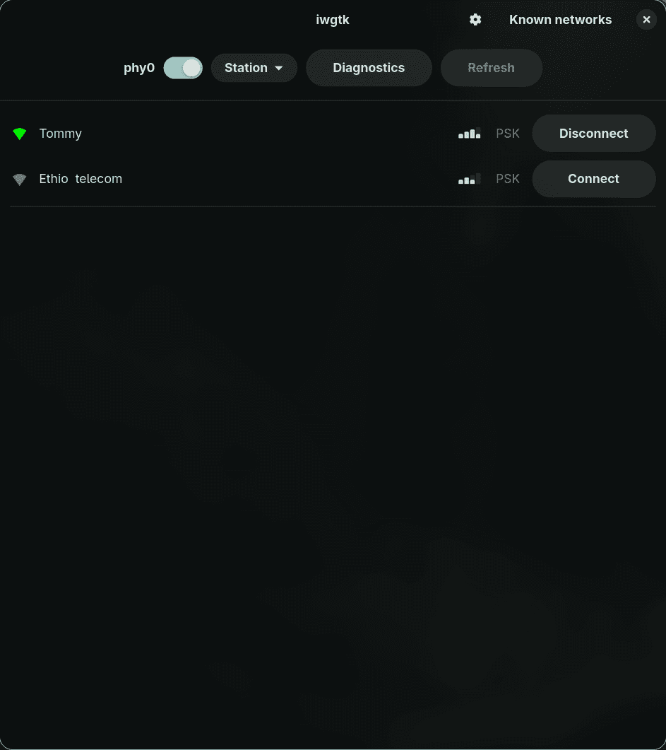 Screenshot of iwgtk